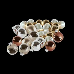 Basic u0026 More 2 Kasser Julekugler i Glas (Ø7cm) (Ø5cm)> Julepynt & Dekoration|Jul