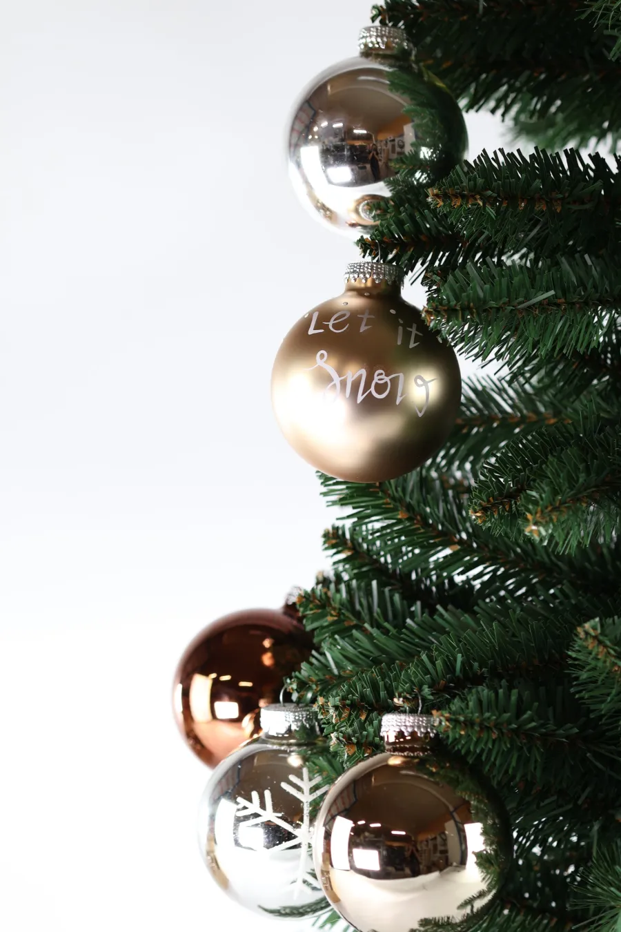 Basic u0026 More 2 Kasser Julekugler i Glas (Ø7cm) (Ø5cm)> Julepynt & Dekoration|Jul