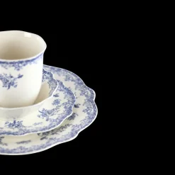 Basic u0026 More 6 stk. Frokosttallerkener DINNA i Blå (Ø19,3x1,7 cm)><noscript><img width=