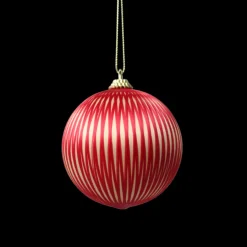 Basic u0026 More 6 stk. Julekugle GABRIEL i Rød (Ø8cm)><noscript><img width=