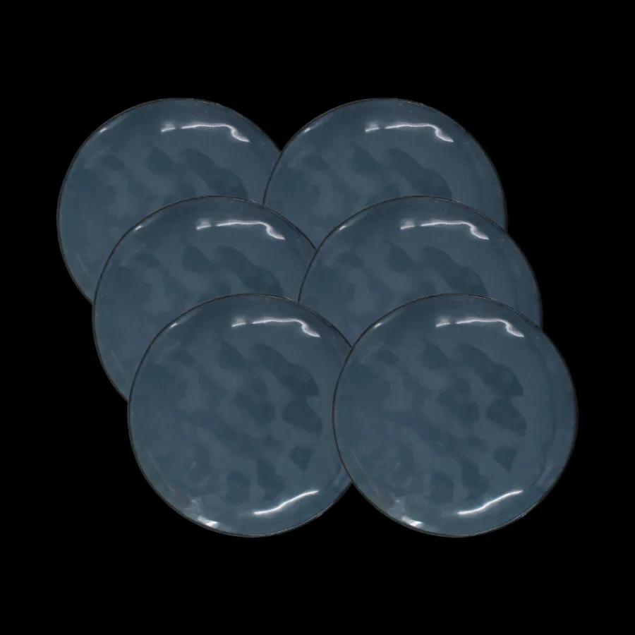 Basic u0026 More 6 stk. Keramik Middagstallerkener AUGUST i Blå (Ø27cm)> Julegaver Til Ham|Middagstallerkener