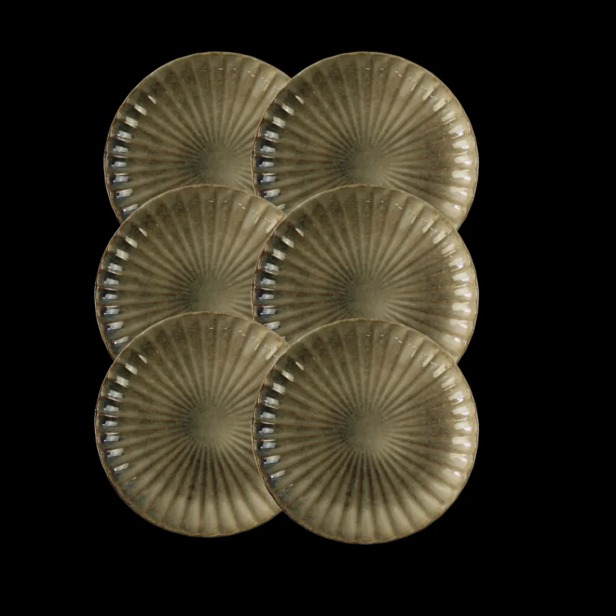 Basic u0026 More 6 Stk. Middagstallerken FRIGGA (26,5cm) Brun> Julegaver Til Hende|Middagstallerkener