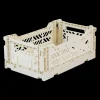 Aykasa foldekasse, coconut milk- Mini L: 27 x W: 17 x H: 11 cm>Børn Opbevaring|Opbevaring