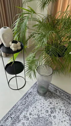 Basic u0026 More BAXTER Sidebord (24x24x60 cm). Matt Sort><noscript><img width=