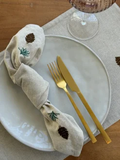 Basic u0026 More Bestiksæt 16 dele i Guld farve.><noscript><img width=