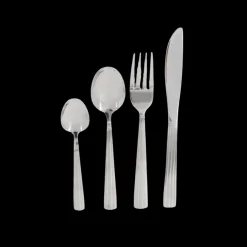 Basic u0026 More Bestiksæt BENDIX i Sølv Farve (16 dele)> Skeer|Knive