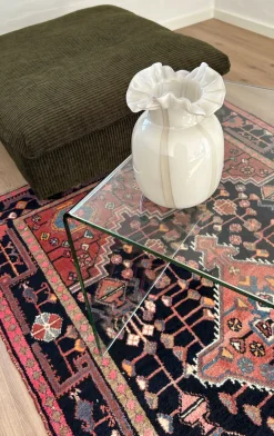 Basic u0026 More BIAK Vase (Ø16,5x21,5 cm) Lysegrå m Stribe><noscript><img width=