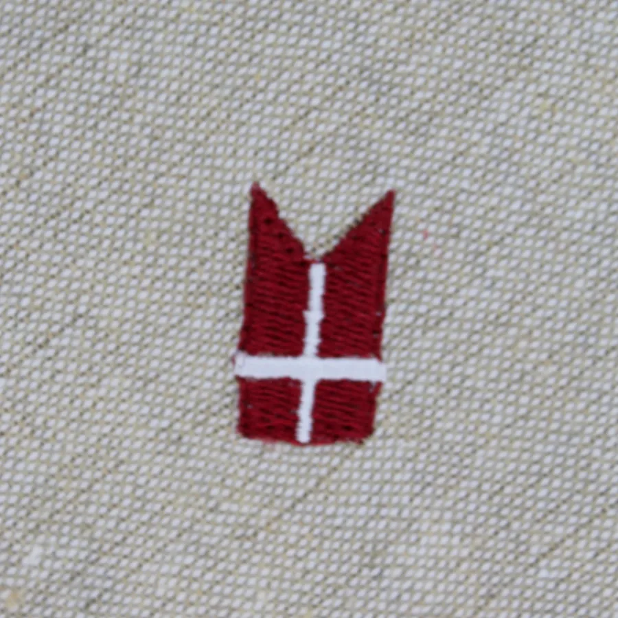 Basic u0026 More Bordløber m. Broderet Dansk Flag (30x180cm) Hørfarve> Julegaver Til Hende|Julegaver Til Ham