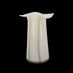 Basic u0026 More BYRON Vase (Ø17,4x24,4 cm) Lysegrå m Stribe> Julegaver Til Hende|Vaser & Krukker