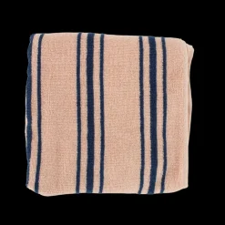 Basic u0026 More CALIX Badehåndklæde (70x140cm) Rose Smoke/Insignia Blue> Julegaver Til Hende|Håndklæder