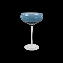 Basic u0026 More Cocktail Glas AILEEN Blå m. Transparent Stem> Julegaver Til Hende