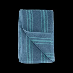 Basic u0026 More COREY Håndklæde (50x100cm) mørkeblå m/ lyseblå stribe> Julegaver Til Hende|Julegaver Til Ham