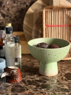 Basic u0026 More CÆSER Skål (Ø 21 x 16,5cm) Grøn/Brun> Julegaver Til Hende|Dekoration