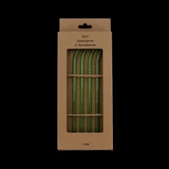 Basic u0026 More ELFI Glassugerør med Rensebørste (4stk) Grøn> Julegaver Til Hende|Julegaver Til Ham