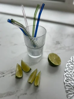 Basic u0026 More ElFI Glassugerør med Rensebørste (4stk) Klar><noscript><img width=