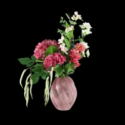 Basic u0026 More Evighedsbuket Lyserød Hortensia m. Flerfarvede Blomster> Julegaver Til Hende|Blomster