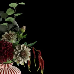 Basic u0026 More Evighedsbuket Rød Harmoni m. Hortensia og Dahlia><noscript><img width=