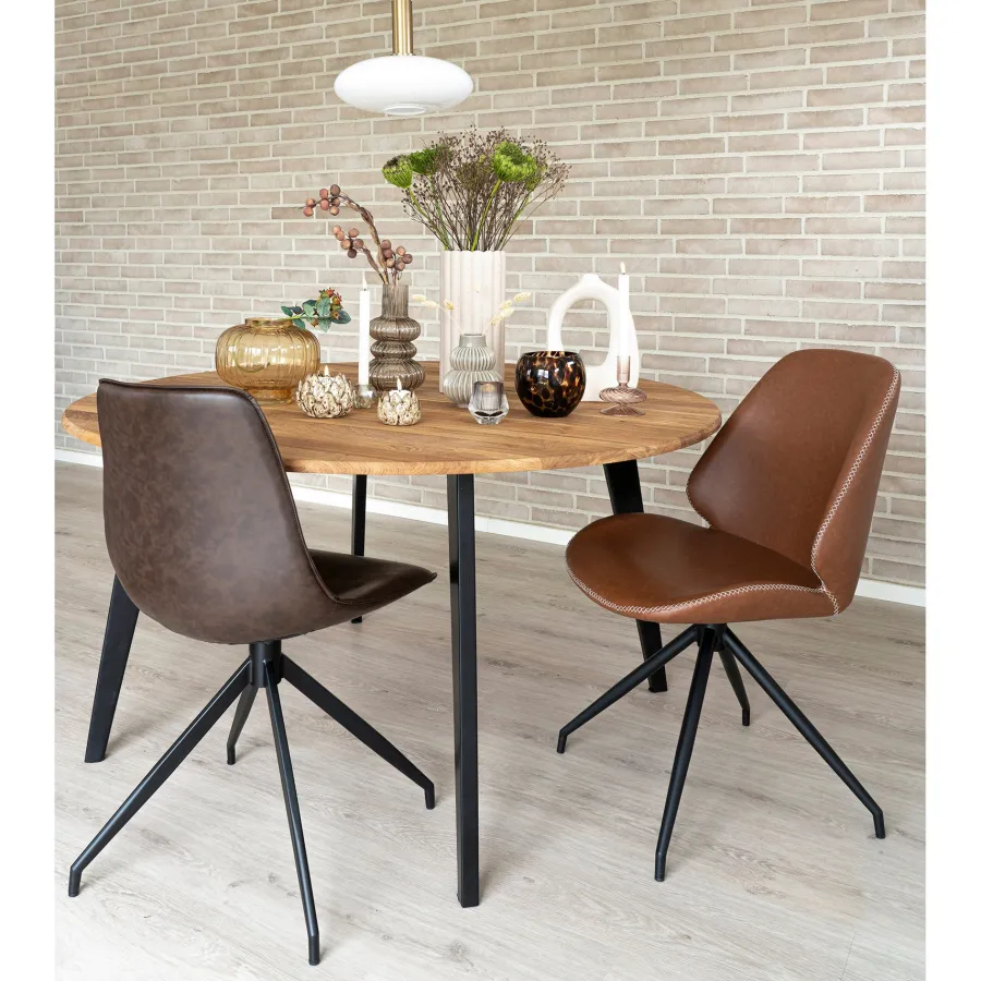 Ukendt Fyrfadsstage i Glas. Ø14 x 13cm Reaktivt Glasering.> Julegaver Til Hende|Lysestager & Stearinlys