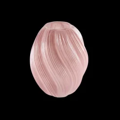 Basic u0026 More Glas Vase ANJA (H 21cm) Lyserød><noscript><img width=