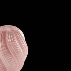 Basic u0026 More Glas Vase ANJA (H 21cm) Lyserød><noscript><img width=