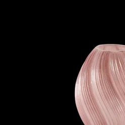 Basic u0026 More Glas Vase ANJA (H 21cm) Lyserød><noscript><img width=