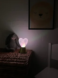 Basic u0026 More Hjerte Lampe Guld>Børn Bordlamper|Lamper