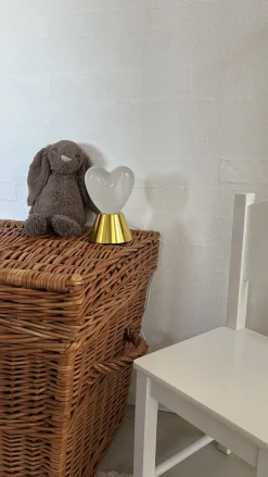 Basic u0026 More Hjerte Lampe Guld><noscript><img width=