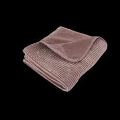 Basic u0026 More Håndklæde m Stribe CAMRON (50x100cm)Brun/Beige><noscript><img width=