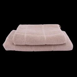 Basic u0026 More Håndklæde Ternet Jacquard DENZEL (50x100cm)Beige> Håndklæder|Håndklæder