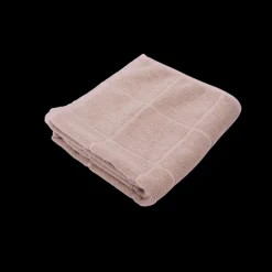 Basic u0026 More Håndklæde Ternet Jacquard DENZEL (50x100cm)Beige><noscript><img width=