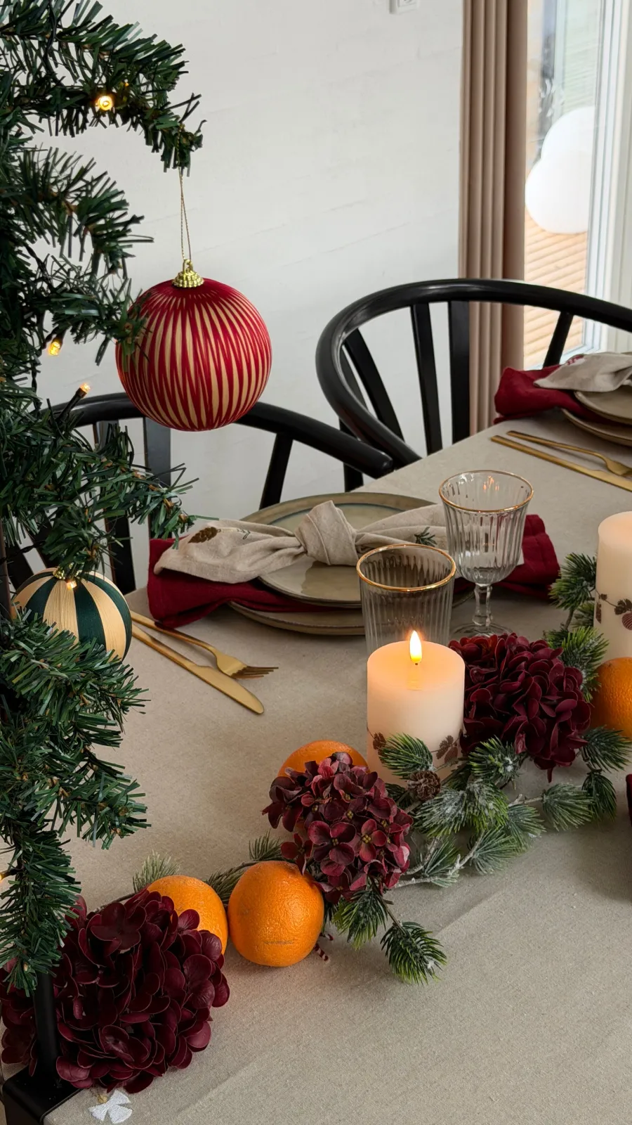 Basic u0026 More Hortensia Blomst (H55cm) Bordeaux> Blomster