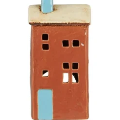 Ib Laursen - Keramik Hus til Fyrfadslys Brighton (7,5 x 13,2 x 11,3 cm)> Julegaver Til Hende|Julepynt & Dekoration
