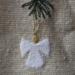 Basic u0026 More Julebordløber m Broderi (30x180cm)><noscript><img width=