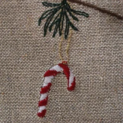 Basic u0026 More Juledug m Broderi (140x320cm)><noscript><img width=