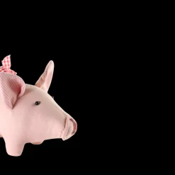 Basic u0026 More Julegris m. Sløjfe Rosa (23 x 13 x 12cm)><noscript><img width=