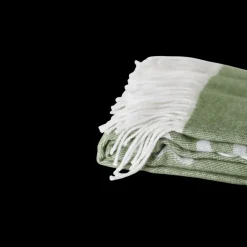 Basic u0026 More Juletæppe m Juletræ Grøn/Hvid (130x170cm)><noscript><img width=