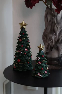 Basic u0026 More Juletræ m. Pynt Polyresin m. Grøn (23,5cm)> Julepynt & Dekoration|Jul