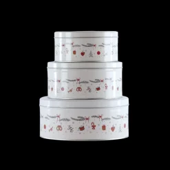 Basic u0026 More Kagedåse Juledesign Sæt 3 stk.> Bageudstyr|Jul