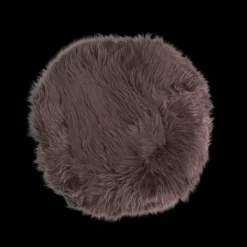 Basic u0026 More Lammeskind (Ø40cm) Mørke brun> Boligtilbehør