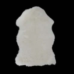 Basic u0026 More Lammeskind Tæppe (60x90cm) Hvid> Julegaver Til Hende|Tæpper & Plaider