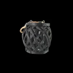 Basic u0026 More Lanterne i Bambus Sort> Udeliv