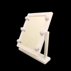 Basic u0026 More LED Spejl på vipperstand, 28x35,5cmBruger 4 x AA Batteri> Julegaver Til Hende|Øvrigt Badtilbehør