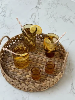 Lyngby Glas Lyngby - Highball Sorrento Amber 4 stk (38 cl)> Julegaver Til Hende|Julegaver Til Ham