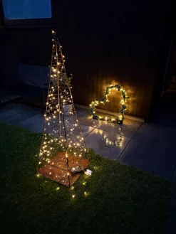 Basic u0026 More Lyskæde 120 LED til Batteri Udendørs (950cm)><noscript><img width=