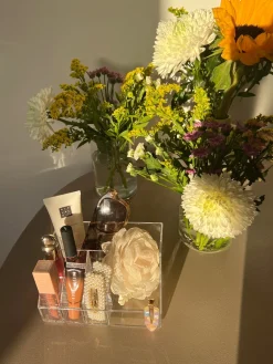 Basic u0026 More Makeup Organizer m. 2 Skuffer. 17x12,8x9,7cm> Julegaver Til Hende|Makeup & Tilbehør