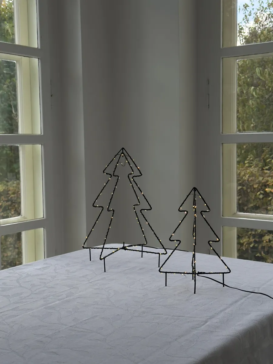 Basic u0026 More Metal Juletræ m. 70 LED (35cm)> Julepynt & Dekoration|Jul