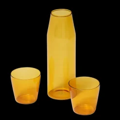NINE MILK Karaffel + 2 stk Glas Gul> Julegaver Til Hende|Kander & Karafler