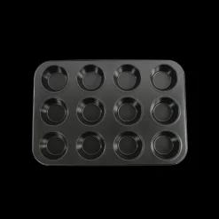 Basic u0026 More Muffinform til 12 muffins (38,5x27x3cm) Mørkegrå><noscript><img width=