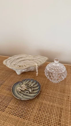 Basic u0026 More Musling Skål i Keramik METIN (23x16x6,6cm) Beige> Julegaver Til Hende|Opbevaring