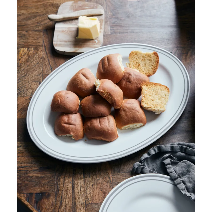 Nicolas Vahé - Serveringstallerken Bistro Grå> Skåle & Fade